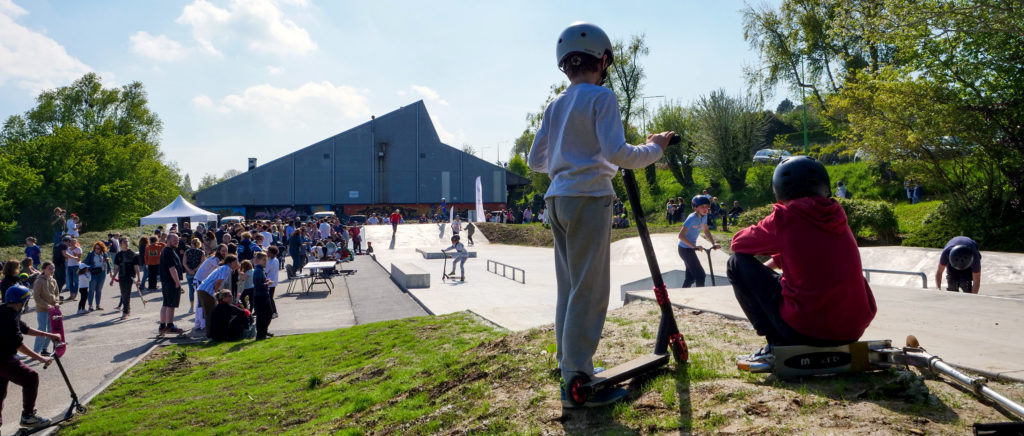 Le nouveau skatepark