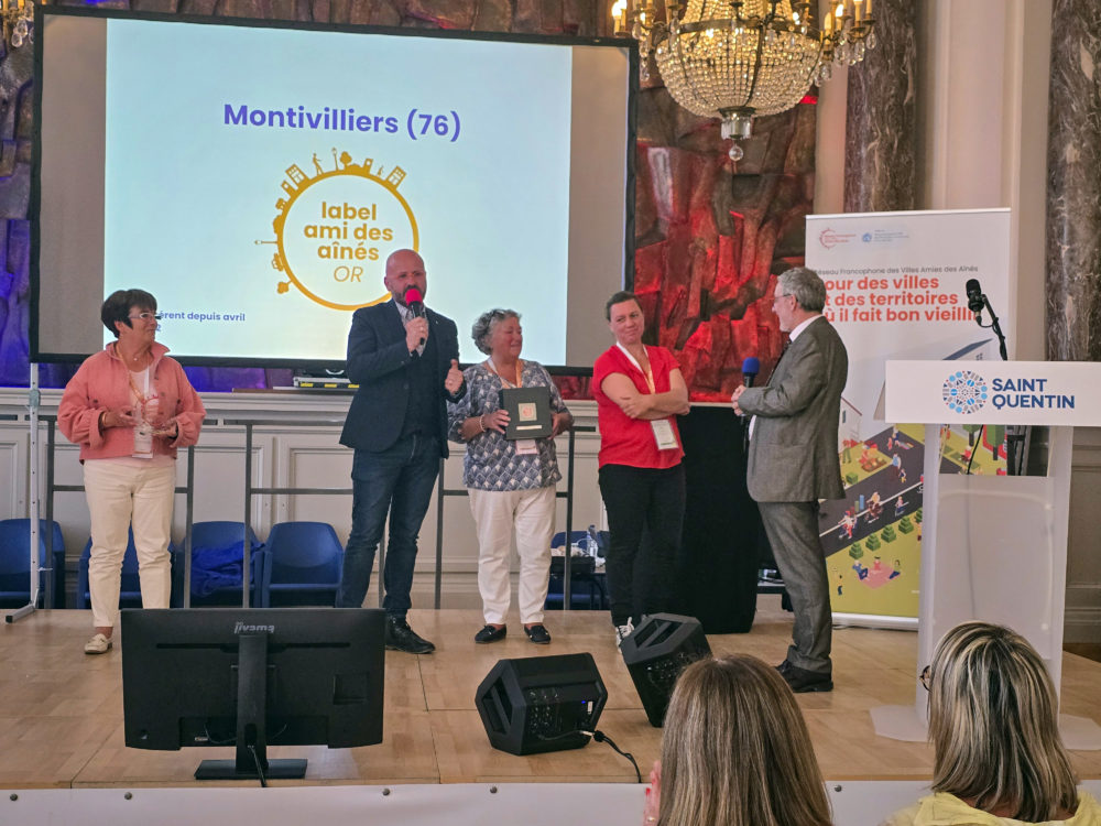 Montivilliers : officiellement une ville « en or » pour ses aînés