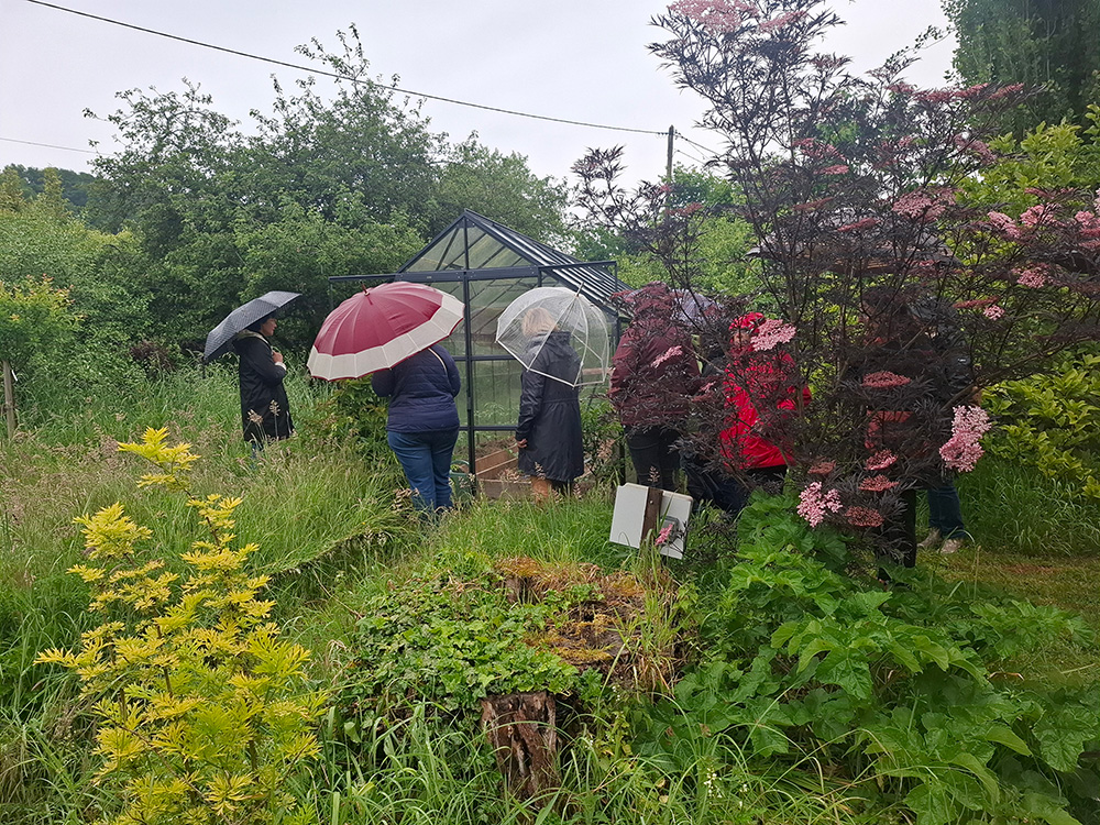 Visite du jardin de Mme MERIAT